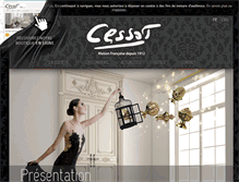 Tablet Screenshot of cessot-decoration.fr